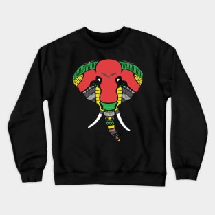 Colourful Elephant Crewneck Sweatshirt